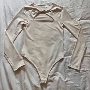 Soft A&F Collection Cutout Twist Front Bodysuit